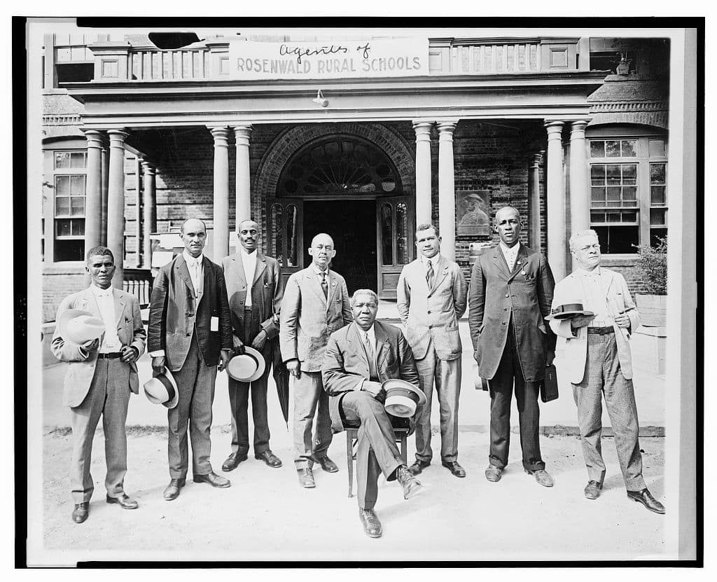 The first Rosenwald school agents, 1916. This photograph is not Cadentown.