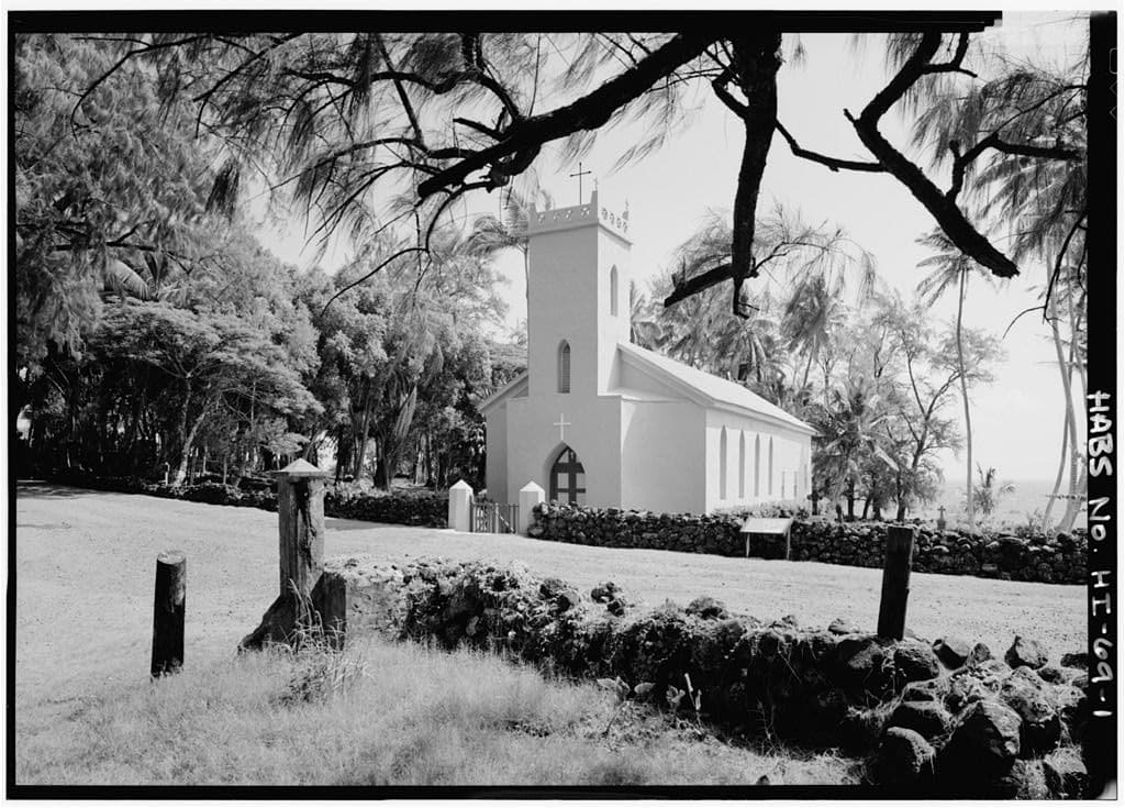 St. Philomena Church at Kalawao, the church associated with Father Damien.