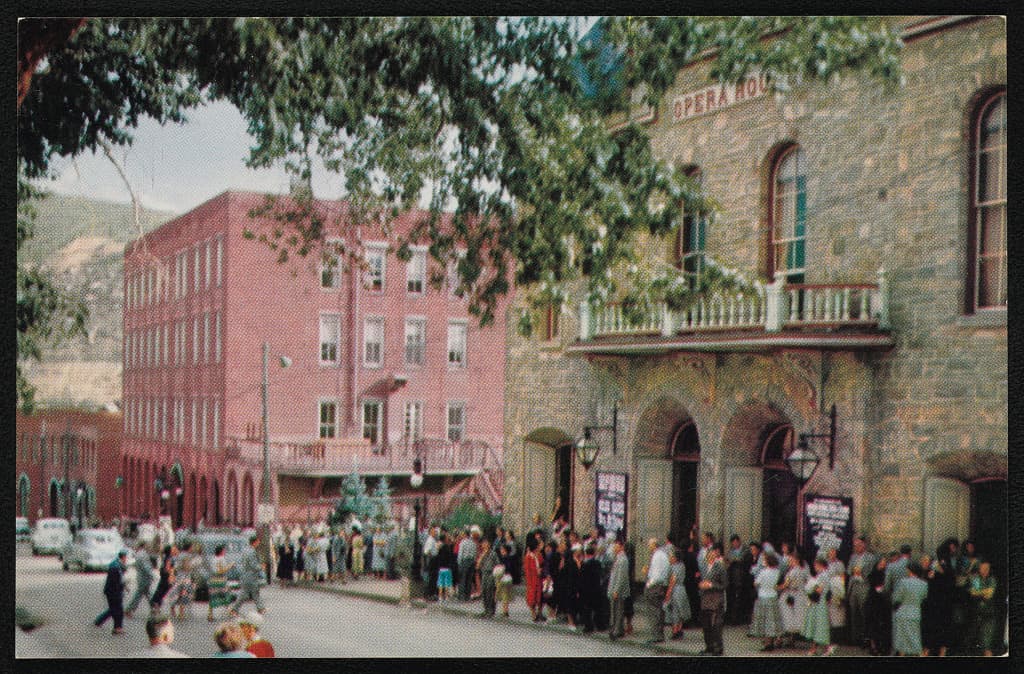 Central City in 1953, the Opera House and the Teller House. She held seven houses in this town.
