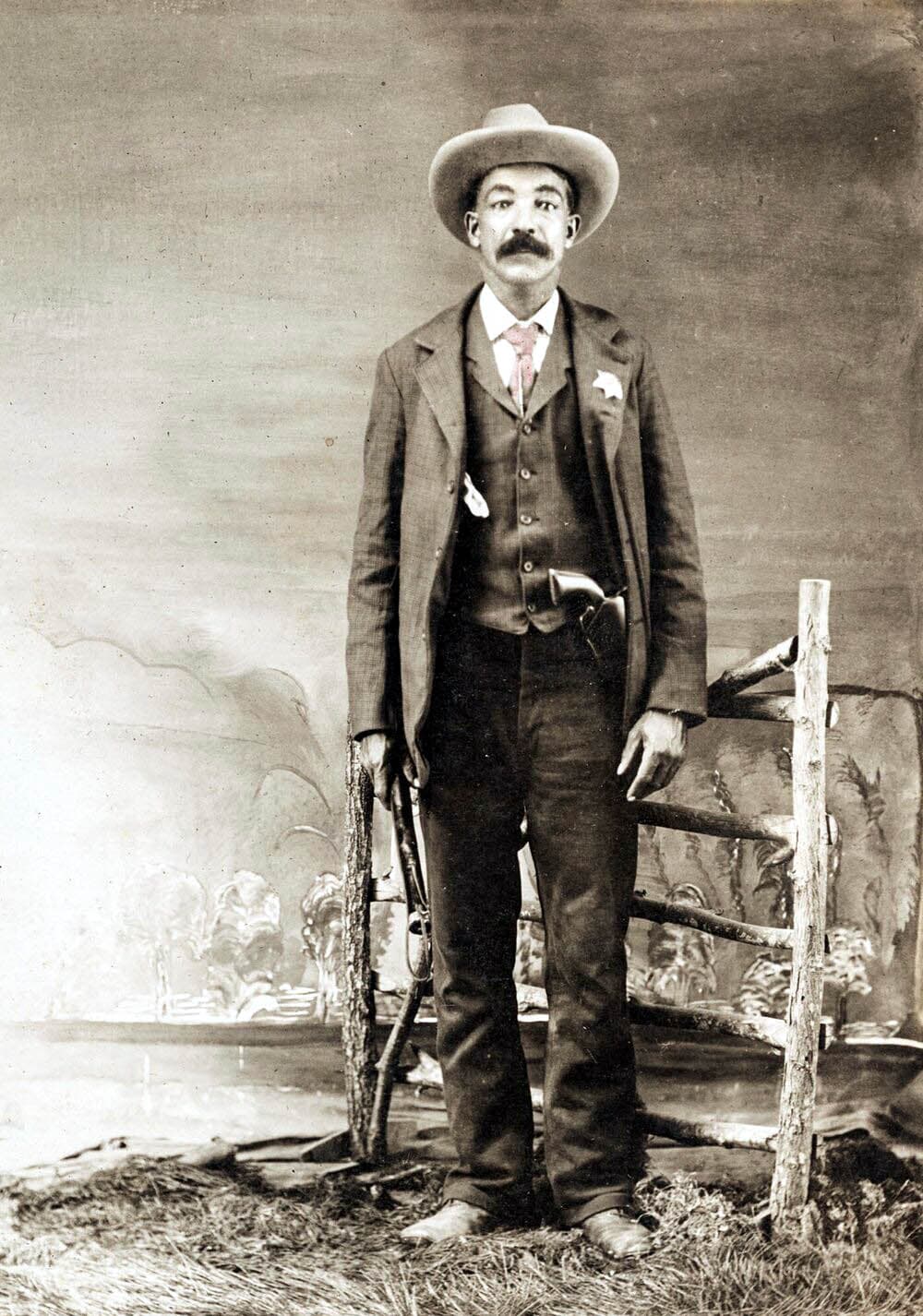 A cabinet photograph of Marshal Reeves, about 1902.