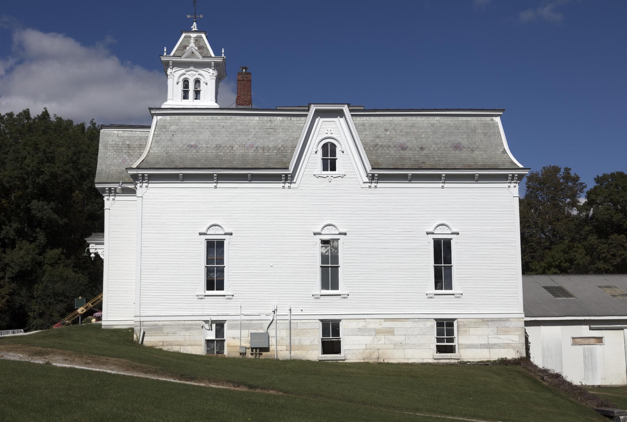 The main barn at the government breeding farm, established in 1907.
