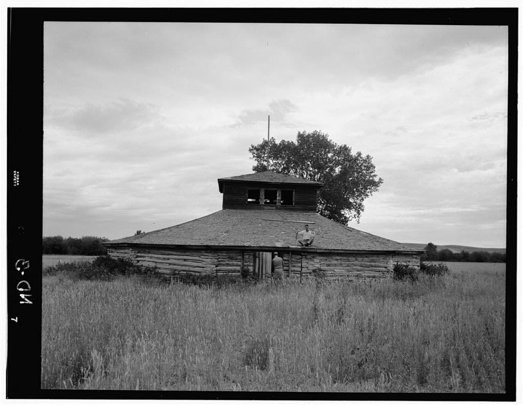 The Indian Dance Lodge, built in 1921, recorded in the same 1952 survey.
