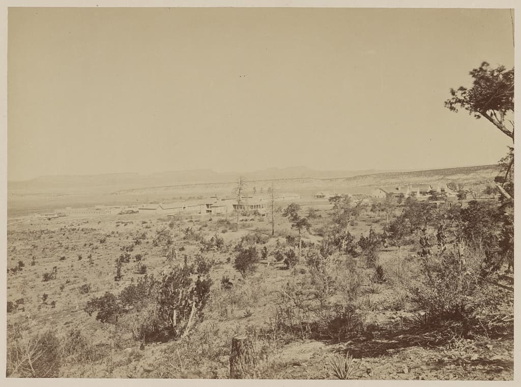 Fort Wingate, New Mexico, in 1873. The first 29 enlisted at this post in 1942.