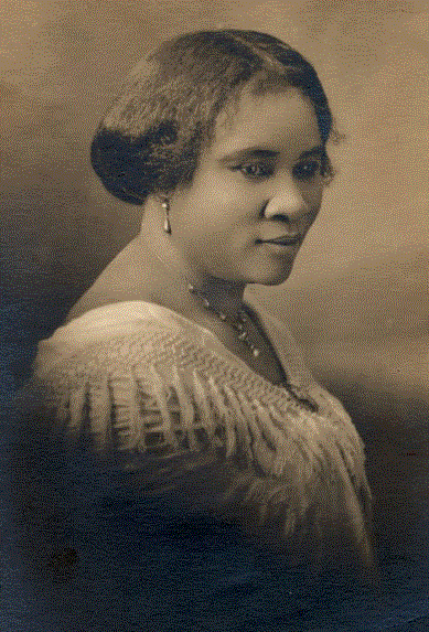 A Scurlock Studio portrait of Madam C. J. Walker.